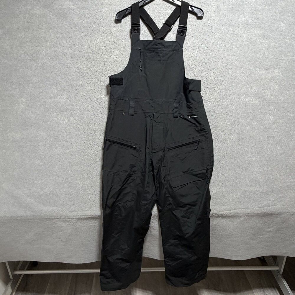 Flylow Firebird Freeride Ski Snowboard Bib - Waterproof- Men's Size Large Black